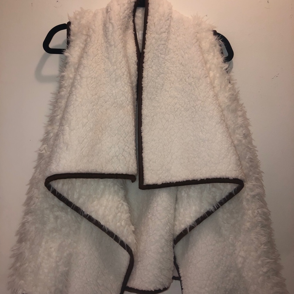 Peach Love Faux Fur Shawl